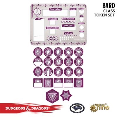 D&D 5e - Bard Token Set